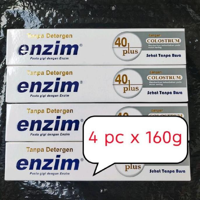 Enzim 40 Plus Pasta Gigi Enzim 40 plus uk 160g - 4 pc.