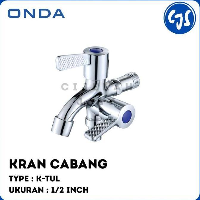 Serbaledeng- Kran Cabang Shower Double Onda K - Tul / Kran Double Onda Air Dingin