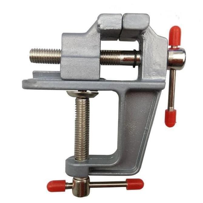 Alatlengkap- Catok Ragum Clamp Klem Meja Tanggem Kecil Mini Bench Table Vise Holder