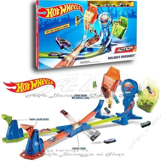 Hot Wheels Balance Breakout Hotwheels Track Set Action