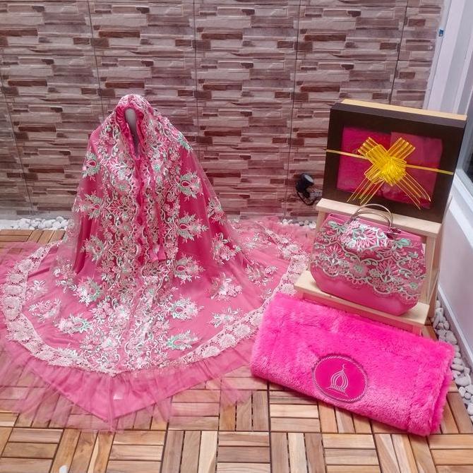 Sale Paket Seserahan Mukena Brukat Pengantin Sajadah Travel Alquran Bulu