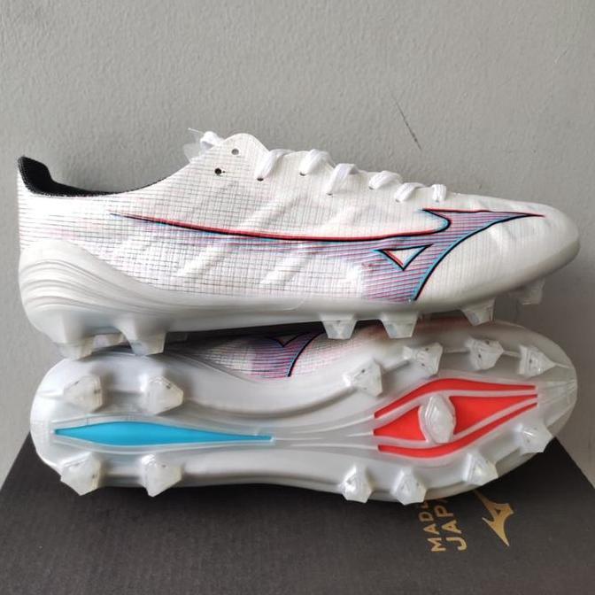 Sepatu Bola Mizuno Alpha White Ignition Red Fg In Original - Sepatu Sepak Bola Terpopuler Masa Kini 