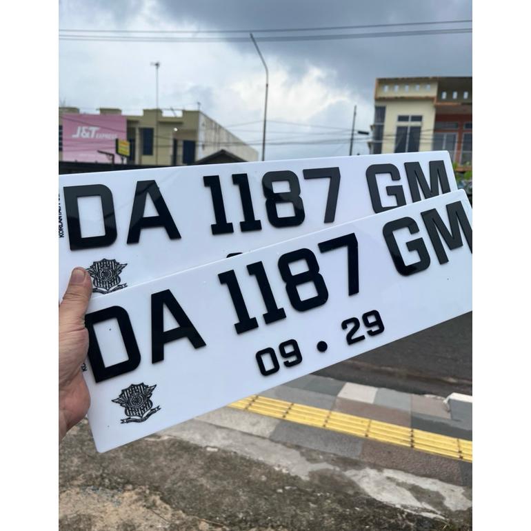 Plat Nomor Mobil Spesial Font / Plat Nomor Mobil Akrilik