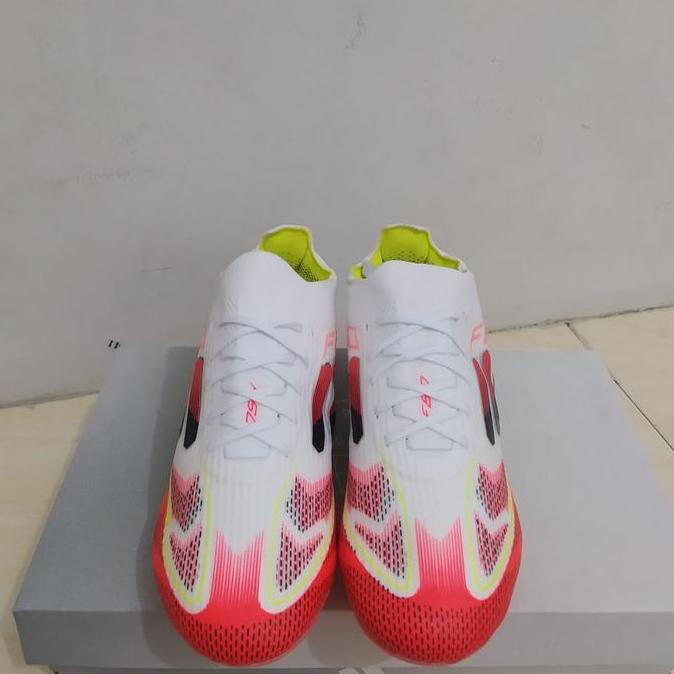 Sepatu bola anak Adidas F50 White Red fg - sepatu bola terlaris - sepatu bola terbaru - soccer - sep