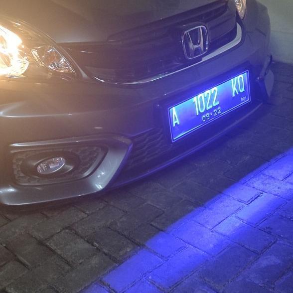 Cover Tempat Dudukan Plat Nomor Mobil Baru Lampu LED Akrilik