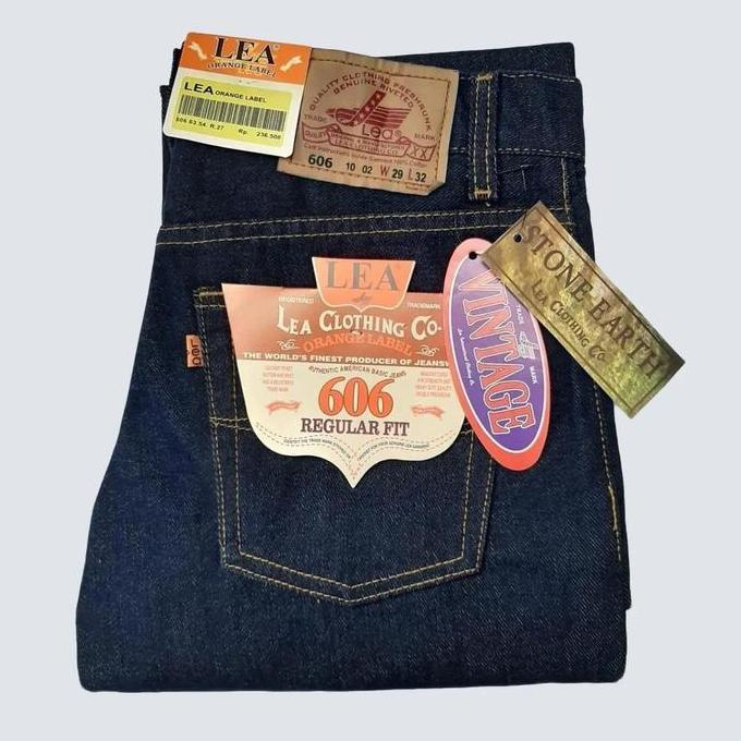 CELANA JEANS PANJANG LEA 606 REGULER JUMBO Pria