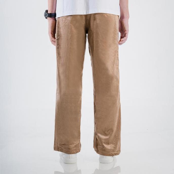 Otsky Celana Panjang Corduroy Loose Pria