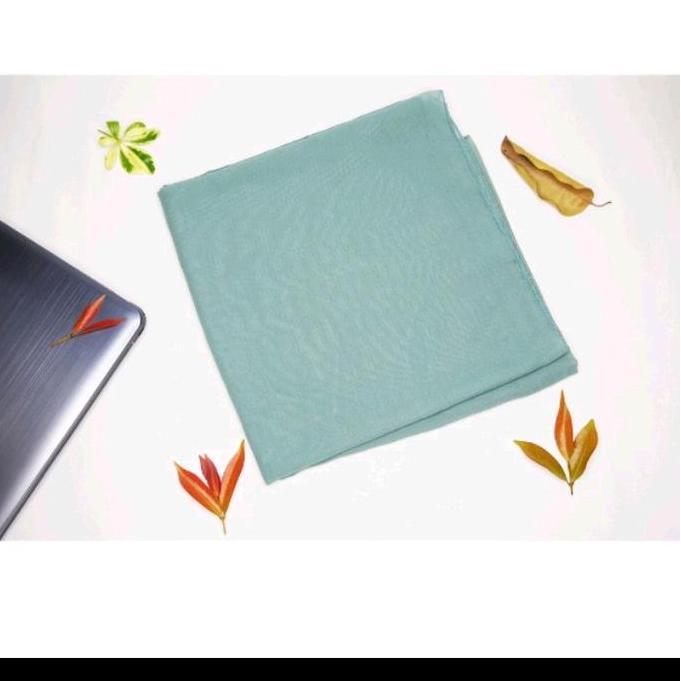 Thebest- Hijab Segi 4 Biru Elektrik/Biru BCA/Biru BIREL/ Biru Wardah/Hijau Wardah/ Hijab Premium Pol