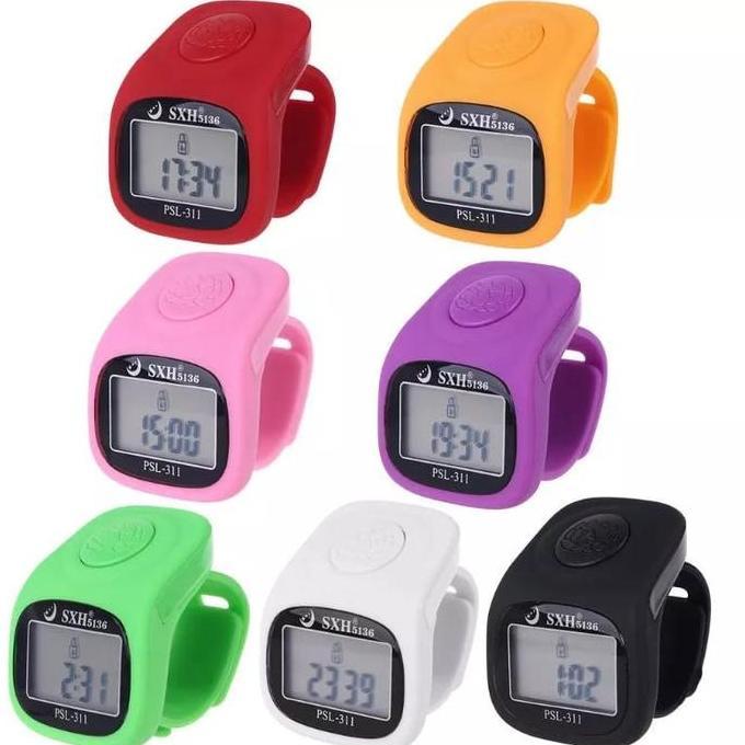 Thebest- (SXH) SMART TASBIH DIGITAL PREMIUM 6 CHANEL + ALARM FLEKSIBEL + LED + JAM [60624]