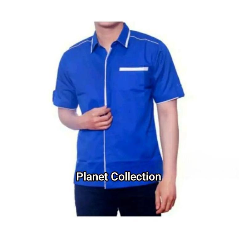 PREMIUM BAJU PDH PNS PRIA SERAGAM KERJA PRIA BAJU KERJA LAPANGAN KEMEJA SERAGAM KERJA KOMBINASI DRIL
