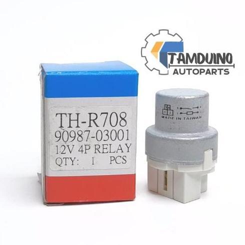 Bestone- RELAY KIPAS RADIATOR EXTRA FAN STARLET COROLLA CORONA CROWN 4 KAKI 12V