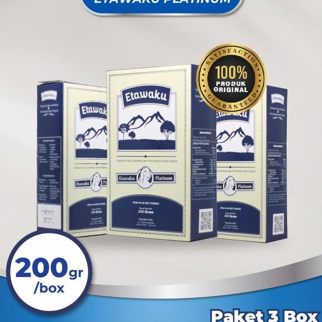 Susu Etawaku Platinum Paket 3 Box