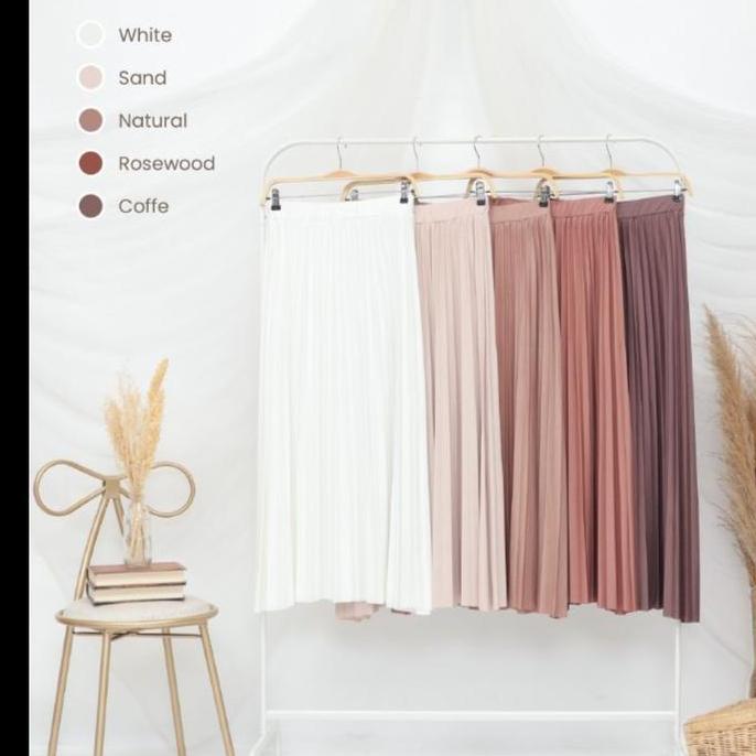 ROK PLISKET PANJANG PREMIUM IMPORT KOREA/ROK MODEL A TEBAL BAGUS