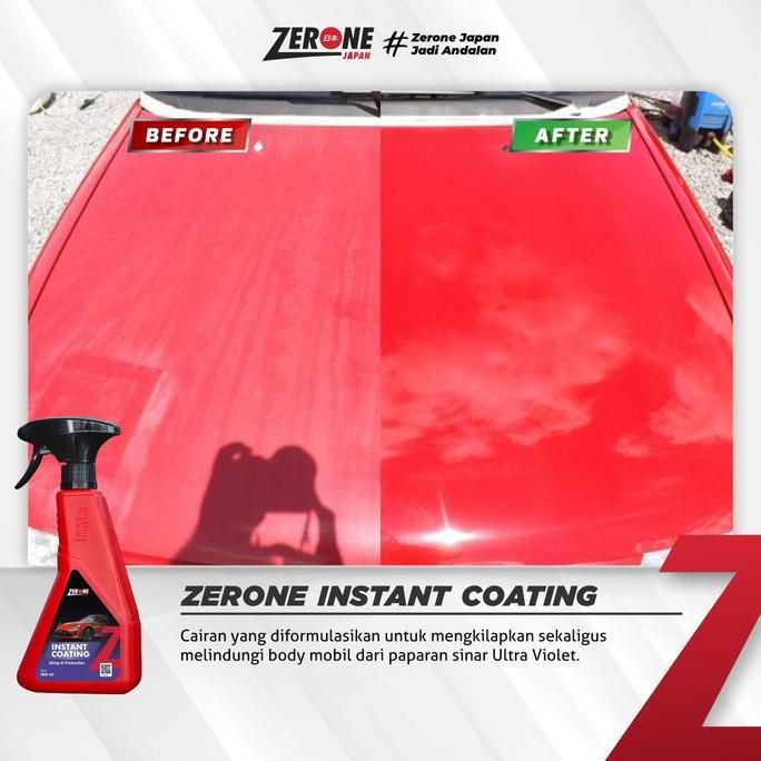 Paket Pembersih Mobil Zerone Japan Shampoo Coating Interior Cleaner Terlaris