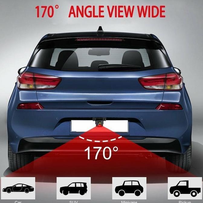 Kamera Mundur Parkir Mobil Kamera Belakang Mobil Universal Hd 170 Derajat Waterproof Mundur Mobil Ni