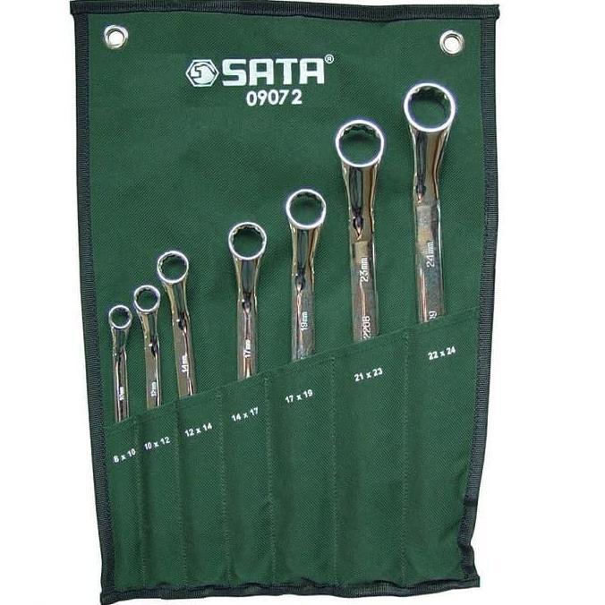 Sale Kunci Ring Set 7 Pcs Metric 09072 Sata Tools