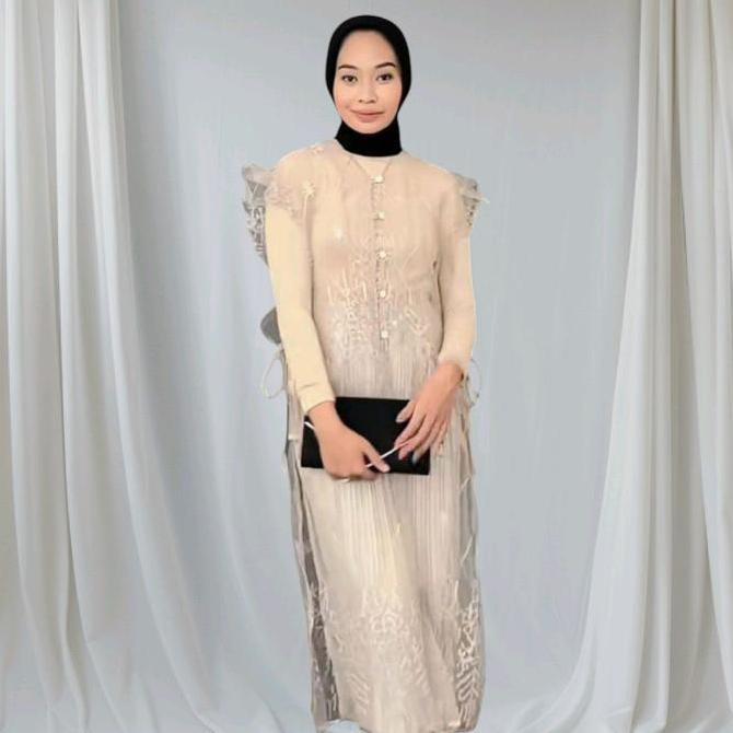 Outer Brokat Kondangan / Outer Olla / Outer Wisuda / Outfit Lebaran /Dress Tren Atasan Wanita Dewasa