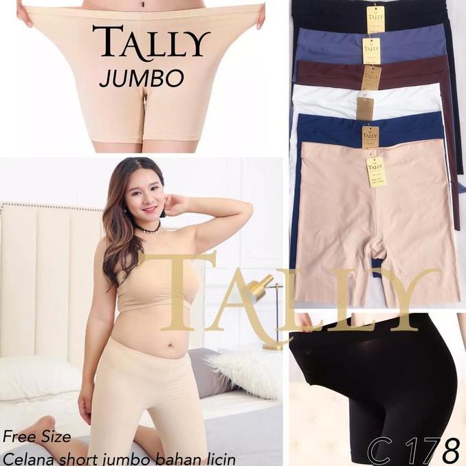 Yurima- Celana Short Seamless Tally C 178 Short Pants Jumbo Xxl . Xxxl