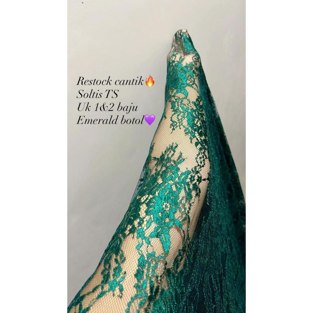 Cuci Gudang  Ready Kain Kebaya Bali | Metalic Glossy 2 Baju | Melayani Setelan | Metalik Glosy Ukura