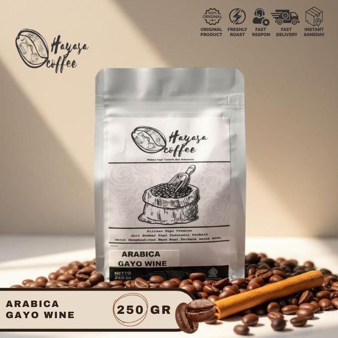 Winebluse- 250Gr - Arabica Gayo Wine (Wine Series Hayasa Coffee)