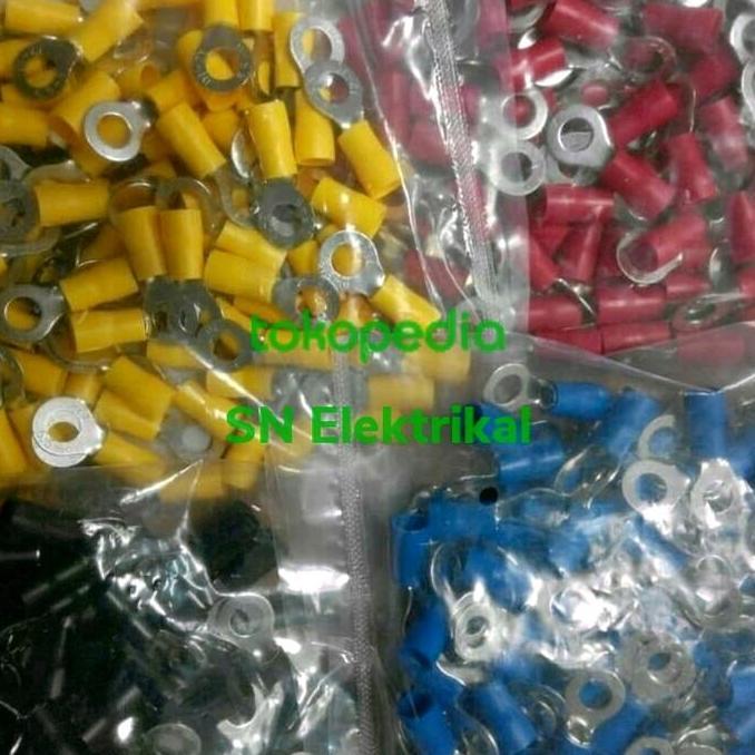 Promo Skun kabel O Skun Ring 4mm 3,5-4/3,5-5/3,5-6/3,5-8/3,5-10 Diskon