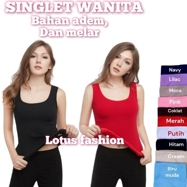 Discount Singlet Wanita L & Xl Premium | Singlet Jumbo | Tanktop Wanita Tali Lebar Jumbo Premium