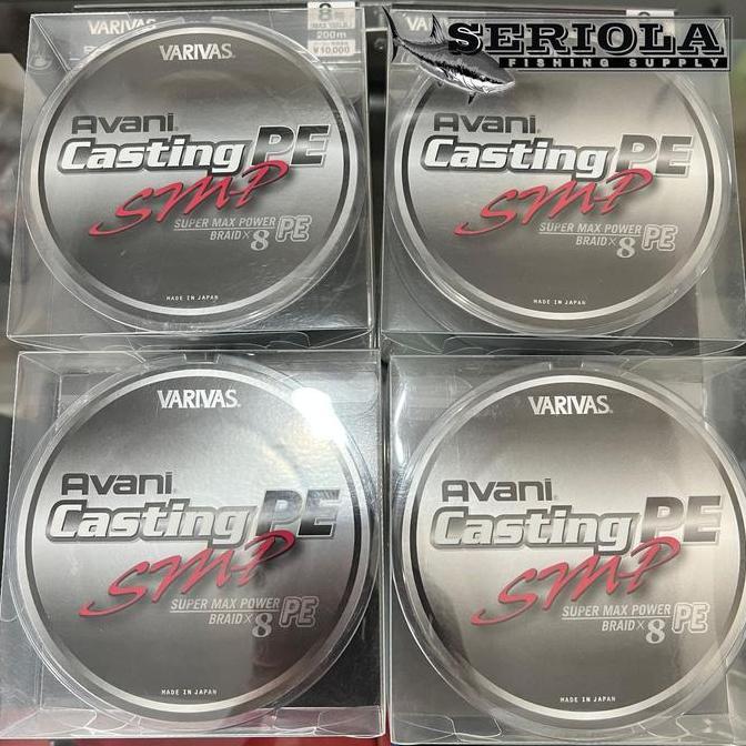 PE VARIVAS AVANI CASTING PE SUPER MAX POWER X8 PE 8 200M