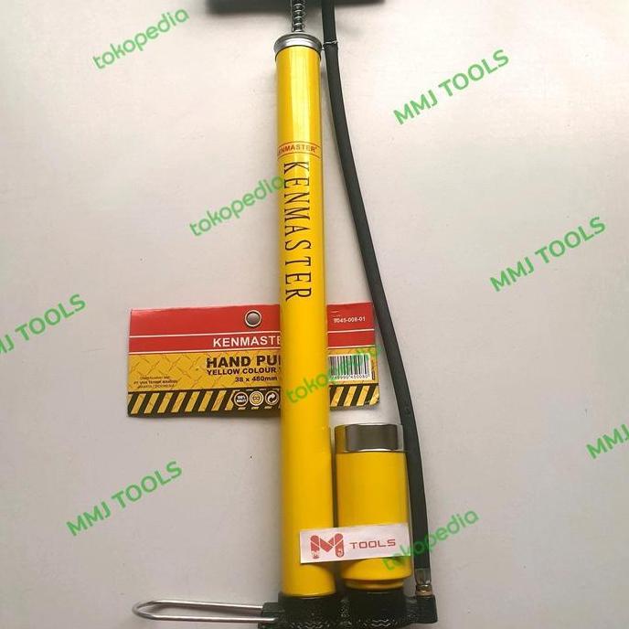 Irontic- Pompa Sepeda Kenmaster Tabung + Meter- Pompa Angin Kenmaster + Meter