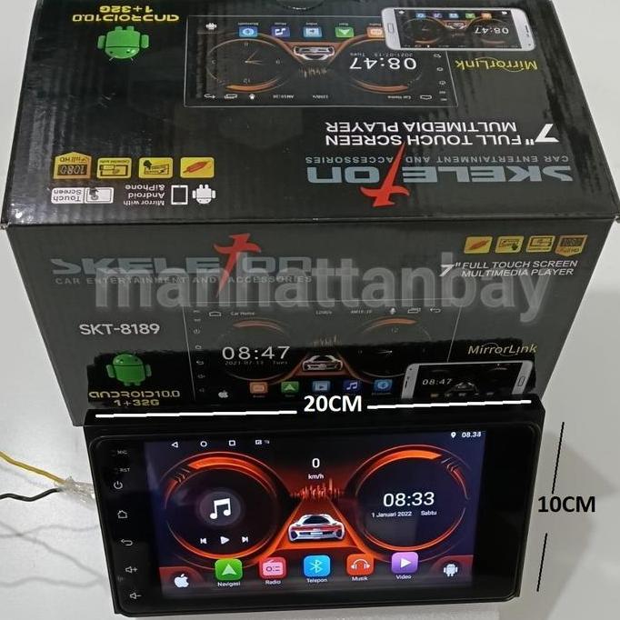 Headunit Android Double Din 7 inch Skeleton Plug and Play Calya Sigra