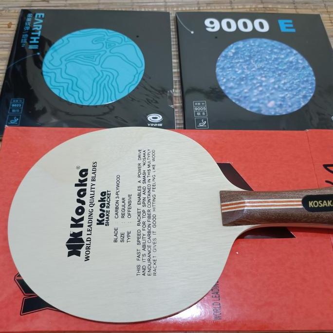 PAKET BET KOSAKA CARBON HANDLE SARDIUS PLUS YINHE ORIGINAL