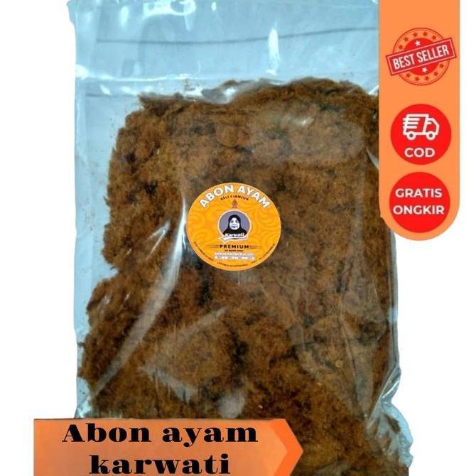 Wenakl- Abon Ayam Khas Cianjur Karwati Kemasan Kiloan- Snack Makanan - Food Cemilan Keripik Sayur
