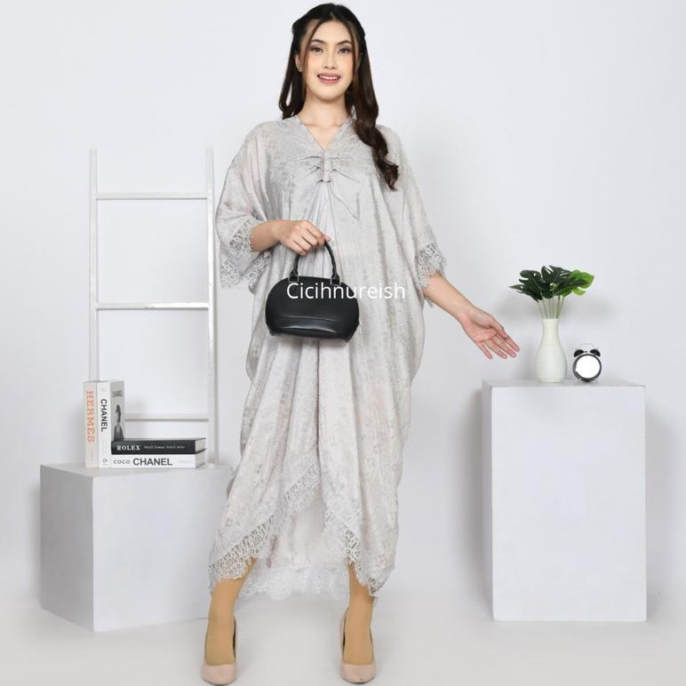 promo terbaru kaftan viscose polos, kaftan midi, kaftan lace viscose