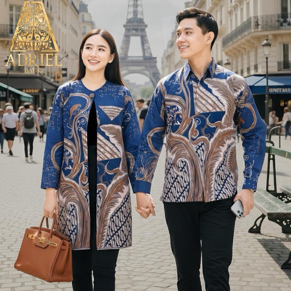 Discount Aksipta Batik Tulis Premium (Kemeja Pria / Outer Wanita) - Kemeja Batik Premium Solo Lengan