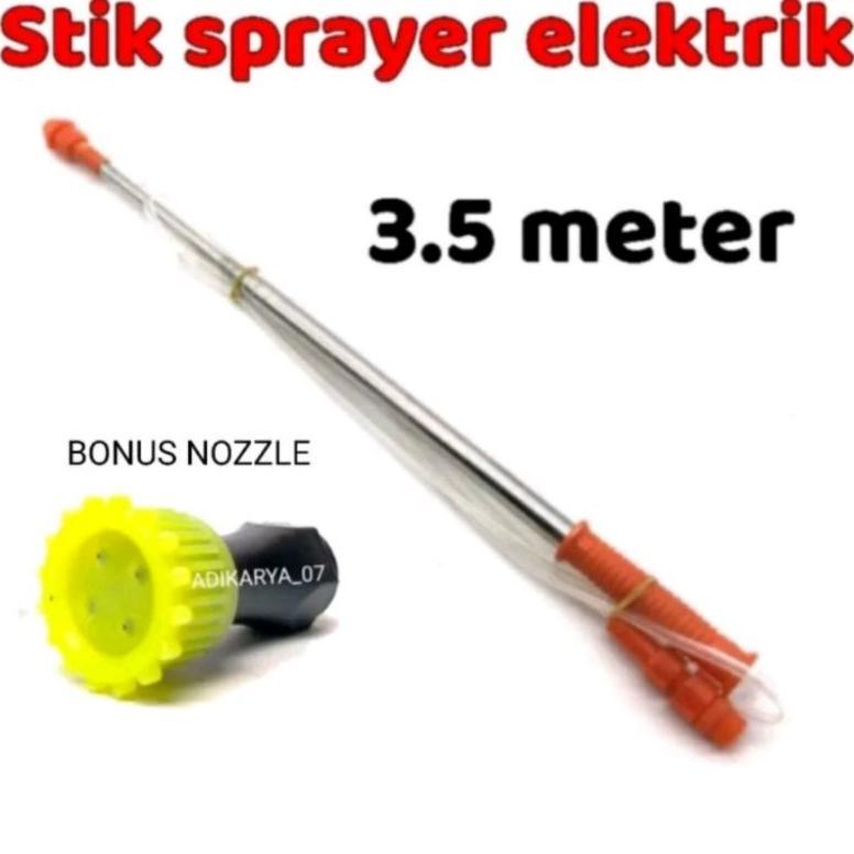 Promo Cod Stik Sprayer Elektrik Panjang Stik Sprayer Teleskopik 3.5Meter Stik Semprotan Hama 3.5 Met