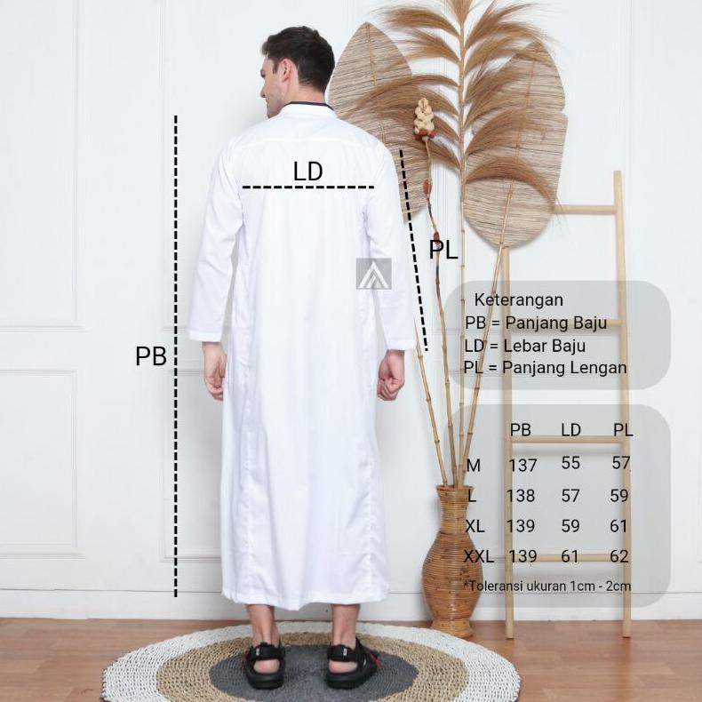 HEMAT LUAR BIASA Busana Muslim Jubah Pria Gamis Ahsan Toyobo Premium HEMAT LUAR BIASA