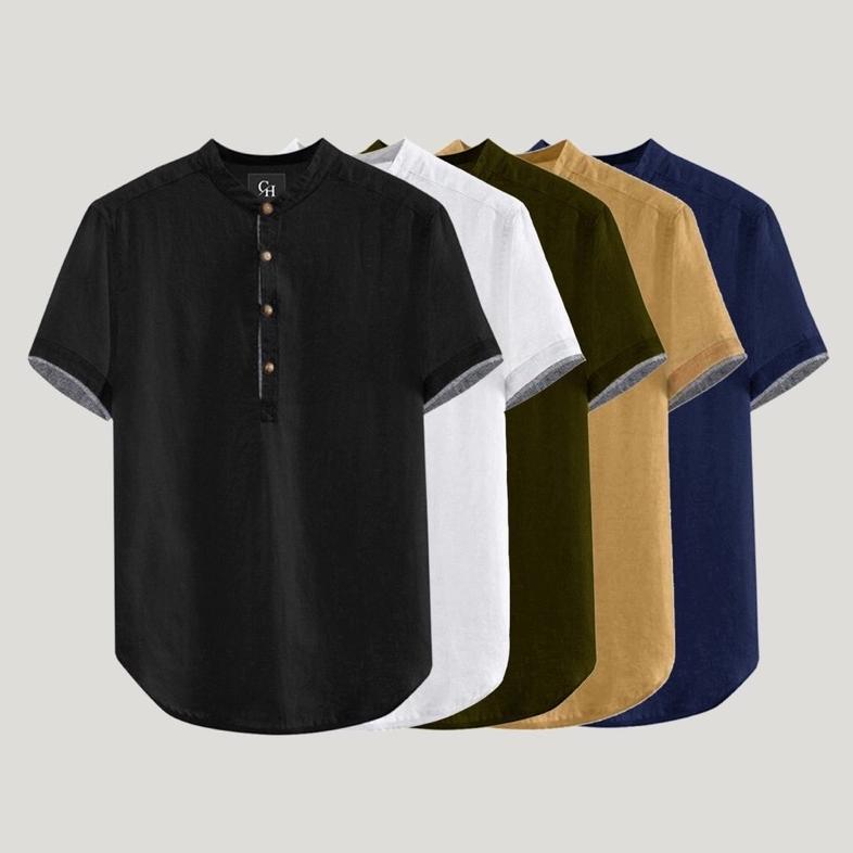 BAJU KOKO PRIA DEWASA LENGAN PENDEK /KOKO KURTA PAKISTAN LENGAN PENDEK /KOKO LENGAN PENDEK PRIA POLO