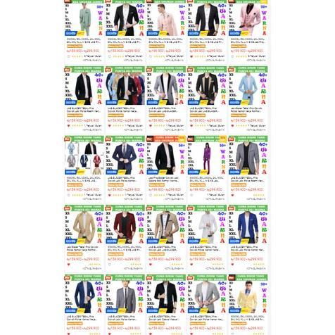 Grosir Xxxxxl 5Xl Xxxxl 4Xl Xxxl 3Xl Xxl Xl L M S Xs Jas Pria Blazer Cowok Laki Celana Rok Rompi Wan