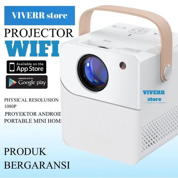 NEROZA Proyektor 5g Wifi 2+16GB Androi 9.0os Mini Portable Home Projector LCD Display Built-in Speak