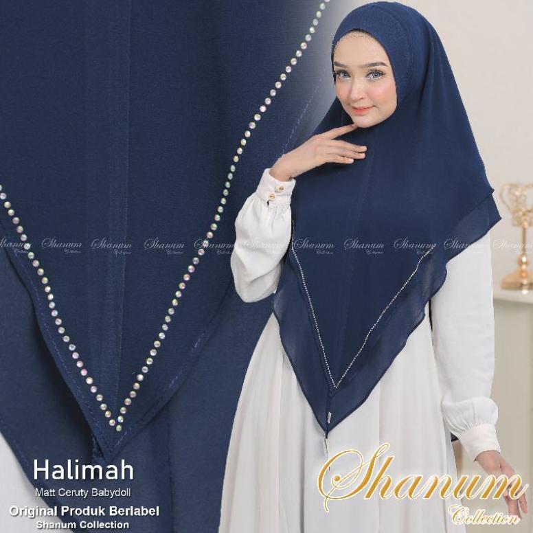 Hot Deals Khimar Halimah Syari Jumbo|Jilbab Khimar Ceruty 2 Layer|Khimar Instanr Syari Jumbo|Jilbab 