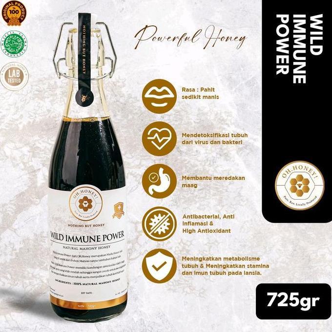 Wild Immune Power / Madu Hutan Alami 100% Asli ( Madu Pohon Mahoni ) PRAM