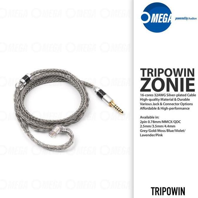 Tripowin Zonie 16-Core Silver-Plated Copper Upgrade Cable/Kabel Iem