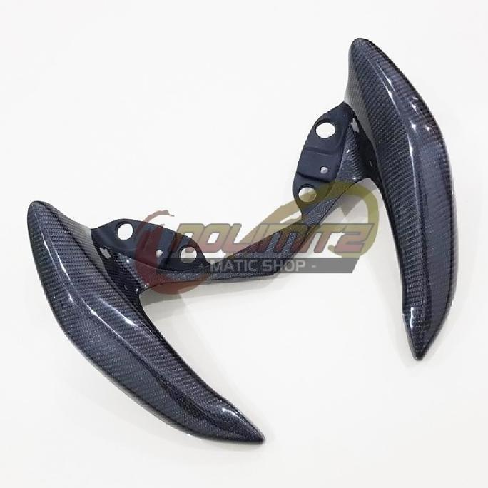 Behel Begel Potong Tanduk Sporty Carbon Kevlar Parts ORI New NMAX 2020