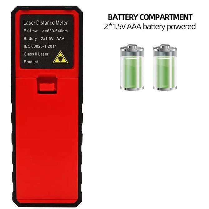 Meteran Laser Digital 30M Meter Laser Pengukur Jarak Rangefinder Kualitas Terbaik Harga Termurah