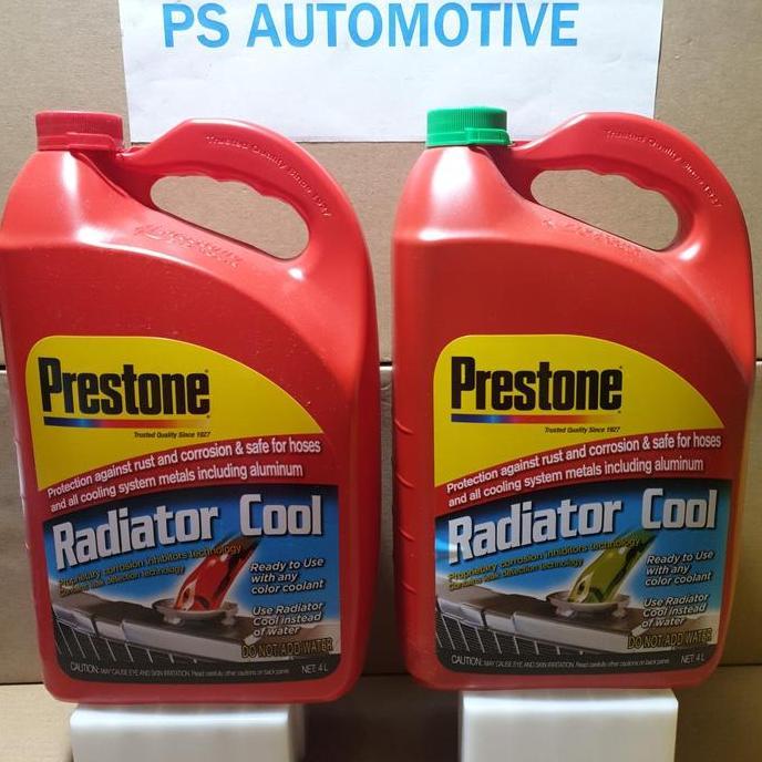 daffasafera - radiator coolant prestone 4 liter merah atau hijau