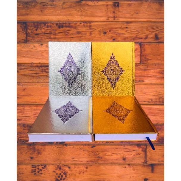 BEST SELLER ALQURAN EMAS UKURAN A5 TANGGUNG KERTAS HVS PUTIH WAKAF ORIGINAL TERLARIS