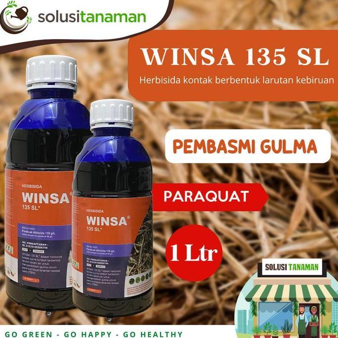 fazazenn - obat hama rumput winsa @1ltr herbisida pembasmi hama gulma rumput liar