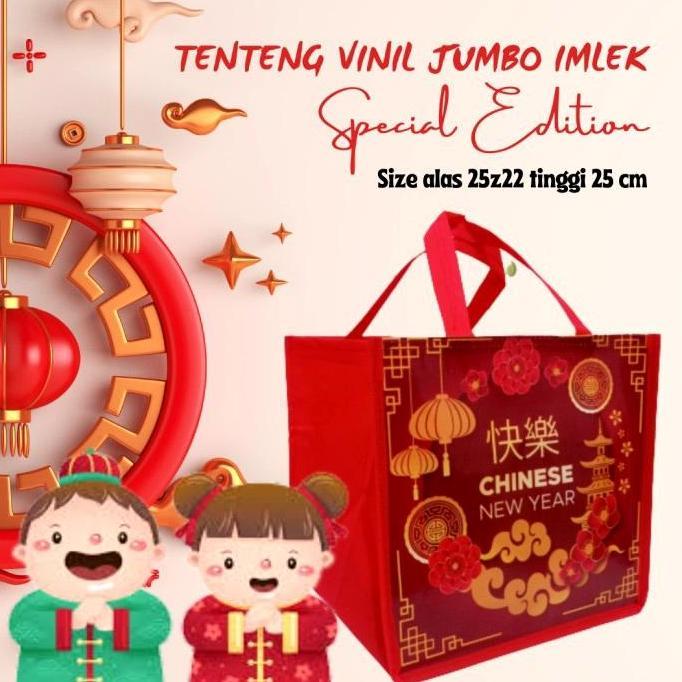<<<<<] Tas Imlek Tenteng Vinil Spunbond Jumbo