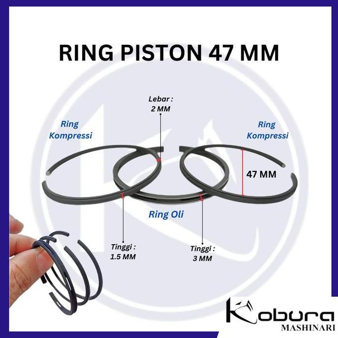 Ring piston kompresor 47 mm