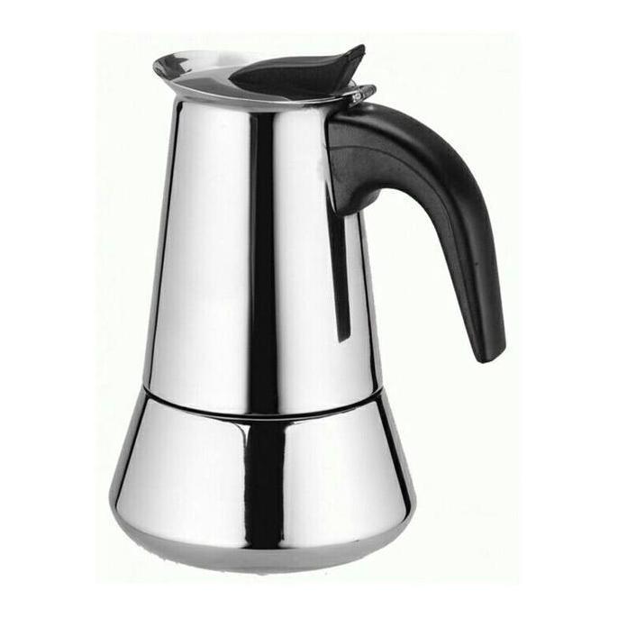 ><><><] Moka Pot 4 Cup | Stainless | Espresso Pot
