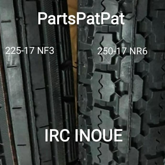 Good- BAN LUAR IRC 22517 225-17 NF3 NF-3 DAN 25017 250-17 NR6 NR-6 IRC JADUL